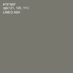 #79786F - Limed Ash Color Image